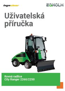 City Ranger 2260 - Snežný pluh - manuál 